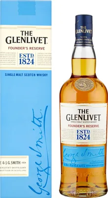 Produktbild von The Glenlivet Founder's Reserve Single Malt Scotch Whisky in Geschenkpackung | 40 % vol | 0,7 l