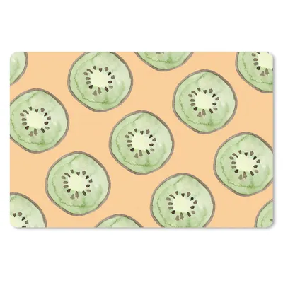 Produktbild von MuchoWow® Schreibtischunterlage Kiwis - Obst - Muster 60x40 cm - XXL Mauspad - Großes Mauspad