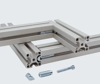 Produktbild von Automatikverbinder für 40x40 & 40x80 Nut 8 Aluprofil- inkl. Befestigungsset