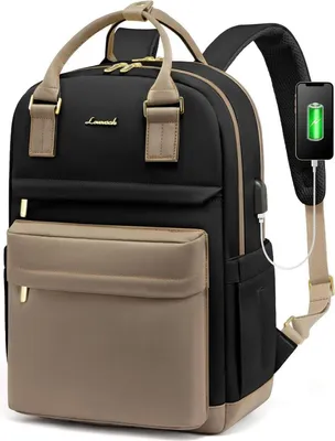 Produktbild von Laptop Rucksack Damen 15,6 Zoll Wasserdichter Daypack Uni Reisen Arbeit