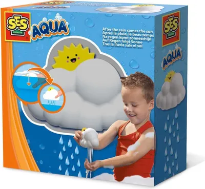 Produktbild von SES Creative Aqua Auf Regen folgt Sonne, Bad-Spritzspielzeug, Junge/Mädchen, 1 Jahr(e), Weiß
