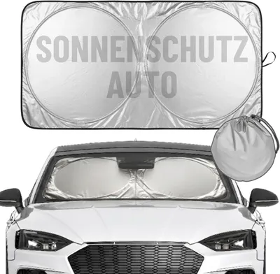 Imagen del producto de Parasol para el parabrisas del coche, con protección UV, de 150x70 cm, plegable, para automóviles