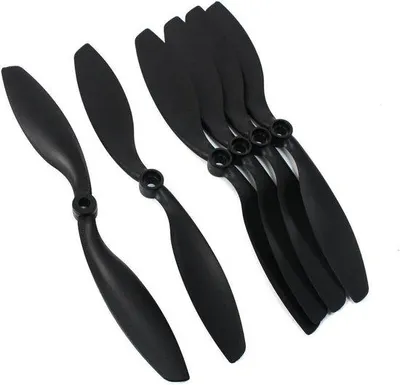 Produktbild von 3 Paar 8x4,5 208x114mm 2-Blatt Propeller schwarz