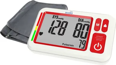 Produktbild von scala SC 6750 A Oberarm-Blutdruckmessgerät, rot