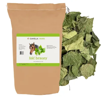 Produktbild von Cavella Pferdefutter Birkenblatt 1 Kg Für Pferde Zur Unterstützung Von Leber, Stoffwechsel, Harnwege Und Bewegungsapparat