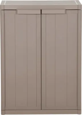 Immagine prodotto di vidaXL Armadio da giardino marrone 65x45x88 cm PP effetto legno