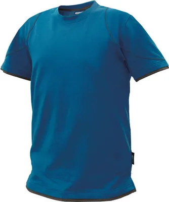 Imagen del producto de Camiseta DASSY KINETIC, talla 4XL, azul/gris antracita