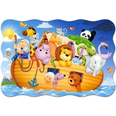 Produktbild von Castorland Noah's Ark Puzzle 20 Teile maxi C-02245-1