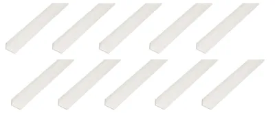 Produktbild von Alberts 10 x Winkelprofil, PVC, weiß, 25 x 20 x 2 mm, Länge 2 m