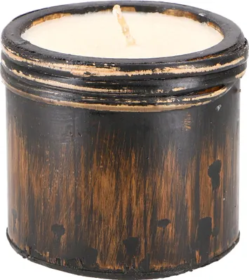 Produktbild von Exotische Kerze in Bambus - 9 cm Braun, Kerzen