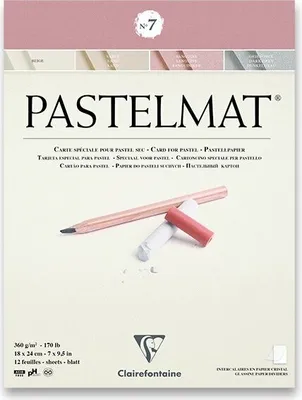 Image de Blok Clairefontaine Pastels No.7 18 x 24 cm, 12 listů, 360 g