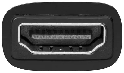 Zdjęcie produktu dla Goobay 68482, HDMI 19pin F, DVI-D 24+1pin M, Czarny