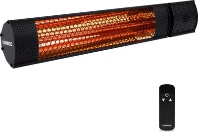 Produktbild von VONROC PH502AC Marsili Heizstrahler, Stand-/Wandgerät, 2000 Watt, 2 Heizstufen