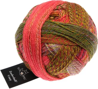 Produktbild von Schoppel Zauberball Crazy,Sockenwolle,100g,75%Schurwolle/25% Polyamid, Fb. 2616 Abendstunde