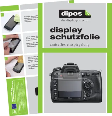 Produktbild von 2x Schutzfolie für Nikon D300S matt Displayschutzfolie Folie Display Schutz dipos