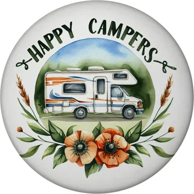 Produktbild von Wohnmobil Happy Campers Magnet mit Flaschenöffner