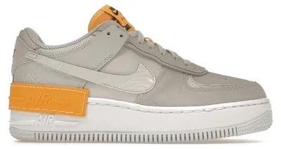 Imagen del producto de Nike Air Force 1 Low Shadow, color gris claro y naranja brillante (para mujer) - Talla EU 38