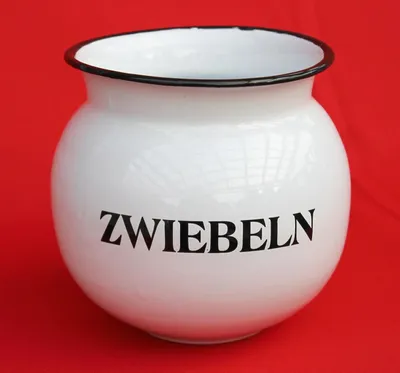 Obrázek produktu pro Cibulový hrnec 51217 Skladovací nádoba 15 cm Smaltovaná nádoba Smaltovaný plech