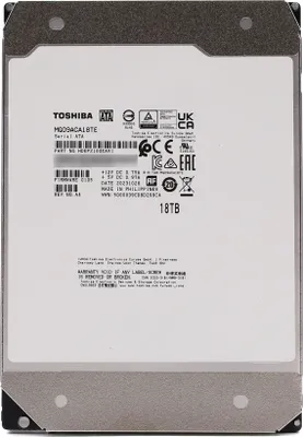 Immagine prodotto di Toshiba Enterprise Capacity MG09ACA18TE, disco rigido da 18 TB, interfaccia SATA 6Gbps, formato 3.5"