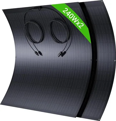 Produktbild von Solarpanel, flexibles Design, hohe Leistungsausgabe, LS-240W * 2STK