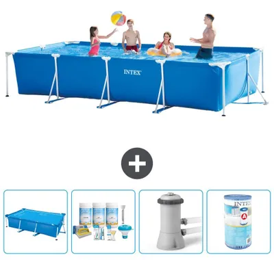 Zdjęcie produktu dla Prostokątny basen stelażowy - 450x220x84 cm - 5-elementowy - model S30244