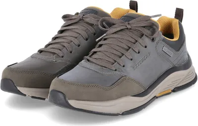 Obrázok produktu pre Skechers pánske outdoorové topánky/ nízke tenisky HOMBRE olivovo zelená koža syntetika nepremokavá veľkosť: 46