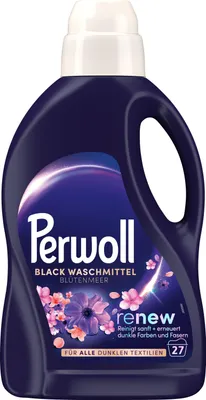 Produktbild von Perwoll Blütenmeer Waschmittel (27 Waschladungen), Feinwaschmittel reinigt sanft