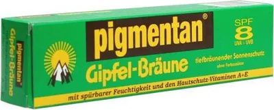 Produktbild von pigmentan Gipfel-Bräune SPF 8 Sonnenschutzcreme, 50 ml Creme