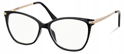 Produktbild von Lesebrille +0.75 Dioptrien schwarz modisch Damen