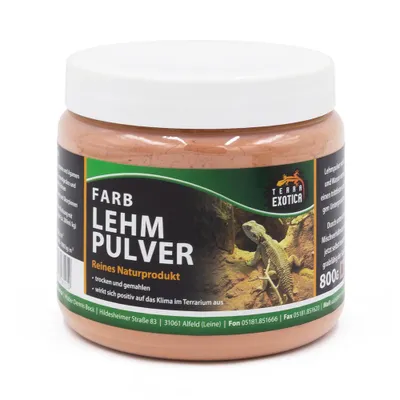 Produktbild von Lehmpulver - 800 g in Dose - Rot