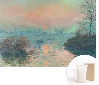 Produktbild von Fototapete - Wandbilder für Wohnzimmer - 208x146 cm - Dekorative Wandfolie - Modernes Design für Wanddekoration - Tapeten für Innenräume - Atmosphärische Dämmerung