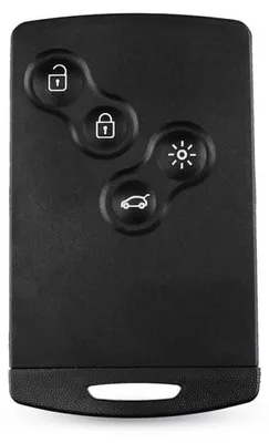 Produktbild von Techstar®-Fernbedienung für Autos, kompatibel mit Renault, Megane, Scenic, Fluence, 4 Tasten, 433 MHz, 7952-Chip