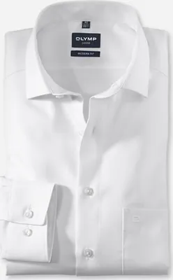 Produktbild von BÃ1/4gelfreies Hemd Olymp weiß Modern Fit
