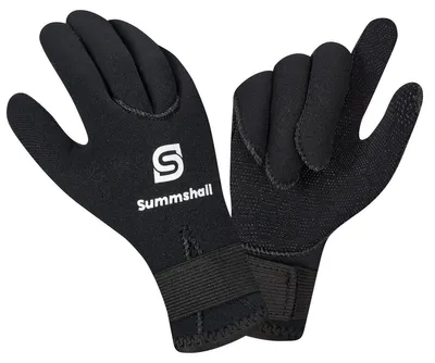 Immagine prodotto di Guanti da nuoto da 3 mm, taglia S/M, neri, antiscivolo, per sport acquatici