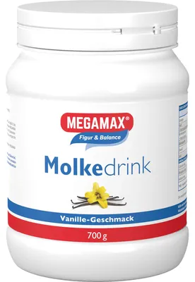 Produktbild von MEGAMAX Figur & Balance Molkedrink Pulver Vanille-Geschmack, 700 g Pulver