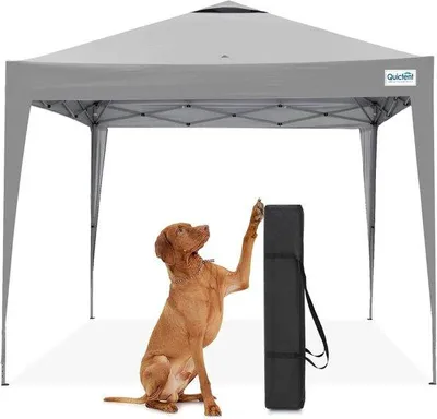 Imagen del producto de Tienda inflable para eventos de invierno - 3 x 3 metros - Gris claro - Fabricada en Oxford 210D - Resistente al agua - Protegida contra los rayos UV - Ideal para exteriores, jardines y patios