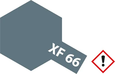 Produktbild von XF-66 Hellgrau matt - 23ml Acrylstreichfarbe wasserloeslich Tamiya 300081366