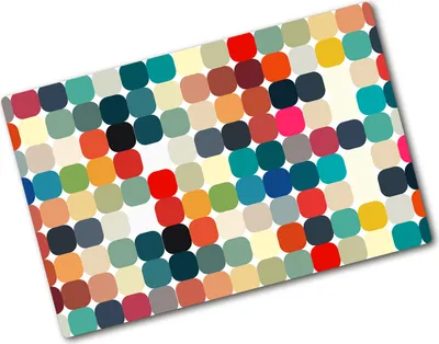 Produktbild von Tulup Glas Herdabdeckplatte - 80x52 cm - Glaskeramikkochfeld-Abdeckung Spritzschutz Glasabdeckplatte - Einteilig - Kunst: Modern & Klassisch - Geometrische Figuren - Mehrfarbig