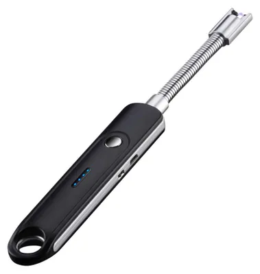 Produktbild von Elektrisches Lichtbogen Feuerzeug Lang Stab Wiederaufladbar, Fammenlos, Winddich
