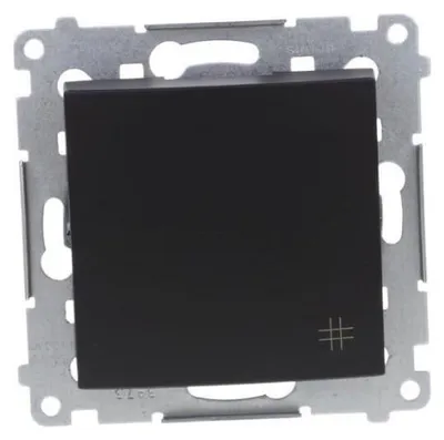 Productafbeelding van Simon 54 verbindingsstuk (module) 10AX 250V, snelle connector, mat zwart, DW7.01/49