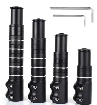 Zdjęcie produktu dla Przedłużenie kierownicy rowerowej 28 6 mm aluminium regulacja 85 175