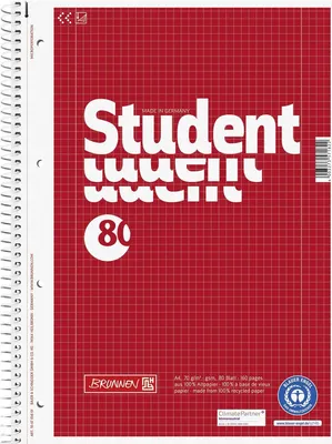 Produktbild von BRUNNEN Collegeblock A4 linierte Seiten 28 7 LIN28 80BL