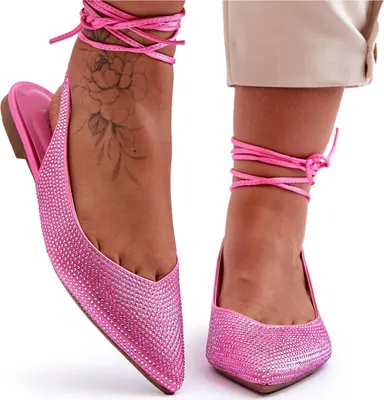 Produktbild von Damen Schnürschuhe mit Nieten verziert Rosa Jange 37
