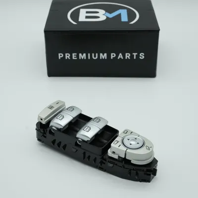 Obrázek produktu pro Spínač oken, přední, levý, pro Mercedes S W222, E W213, čísla dílů: A2229052004, A2229050809