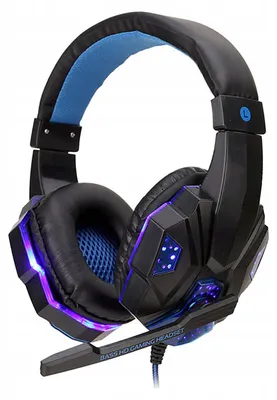 Produktbild von Gaming-Kopfhörer Qearfun 830Mv USB mit Mikrofon und LED-Geräuschunterdrückung