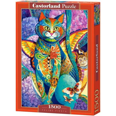Immagine prodotto di Puzzle 1500 pezzi Feline Fiesta 151448