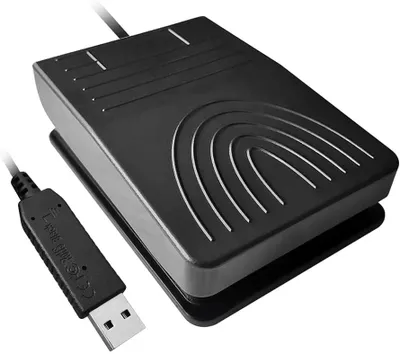 Zdjęcie produktu dla Przełącznik nożny USB z kontrolą optyczną do komputerów i gier