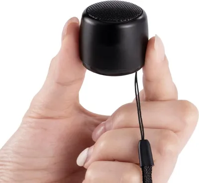 Immagine prodotto di Mini altoparlante Bluetooth - Audio portatile - Ascolto della musica - Suono HD e bassi - 254 cm - Nero