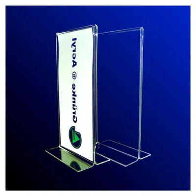 Produktbild von Acryl T-Aufsteller im Hochformat, 10 Stück, DIN Lang