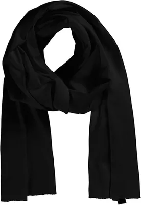 Immagine prodotto di Neutral O93010 | Sciarpa da uomo Sciarpa / 100 % cotone equosolidale / 180 x 40 cm - Colore: Nero - Misura: 180 x 40 cm